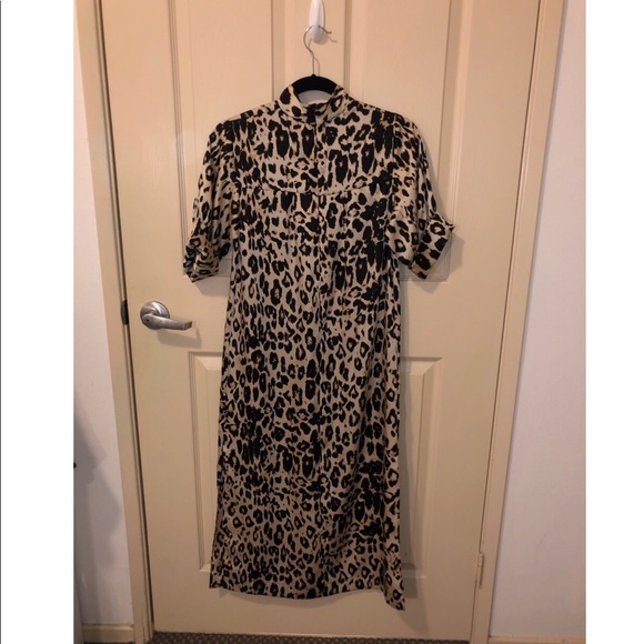 Zara Animal Print Dress - Picture 3 of 4